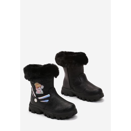Buty zimowe dziecięce Born2be na zamek
