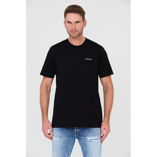OFF-WHITE Czarny t-shirt, Wybierz rozmiar XL ze sklepu outfit.pl w kategorii T-shirty męskie - zdjęcie 166281878
