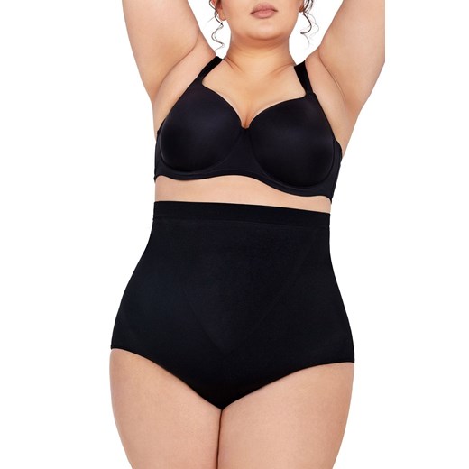 Wyszczuplające majtki z wysokim stanem czarne Smoothwear, Kolor czarny (onyx), Rozmiar 6/7, Mona Queen Size ze sklepu Intymna w kategorii Bielizna wyszczuplająca - zdjęcie 166282078