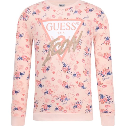 Bluza dziewczęca Guess w nadruki 