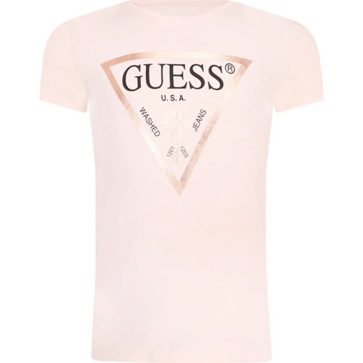 Guess T-shirt | Regular Fit ze sklepu Gomez Fashion Store w kategorii Bluzki dziewczęce - zdjęcie 166283956