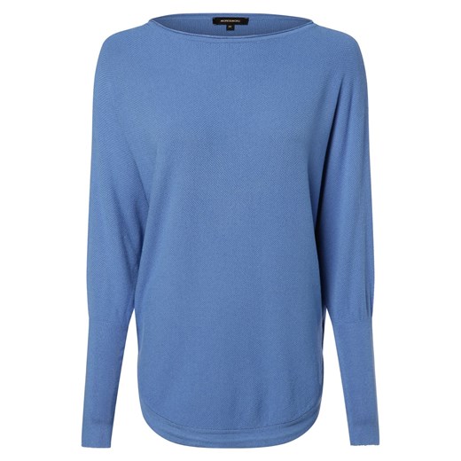 More & More Sweter damski Kobiety drobna dzianina niebieski jednolity ze sklepu vangraaf w kategorii Swetry damskie - zdjęcie 166285938