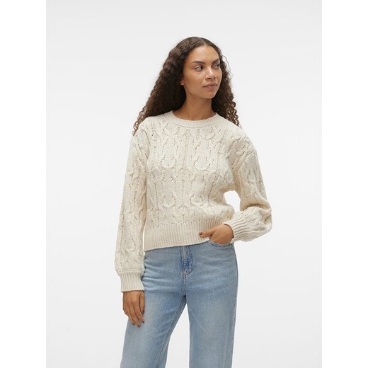 Vero Moda Sweter w kolorze kremowym ze sklepu Limango Polska w kategorii Swetry damskie - zdjęcie 166287695