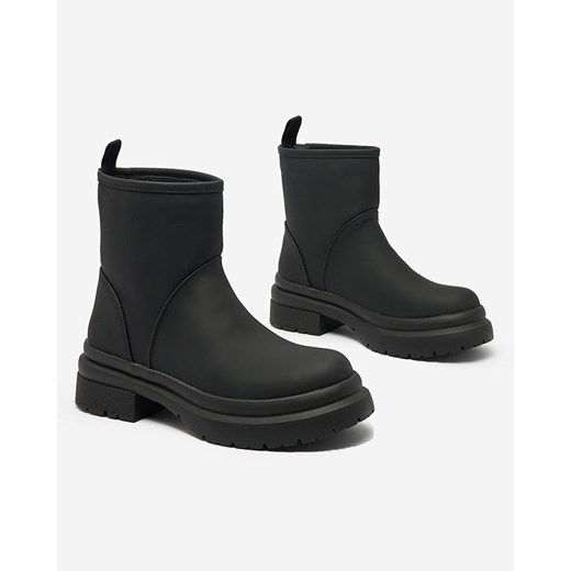 Botki Royalfashion.pl bez zapięcia casual