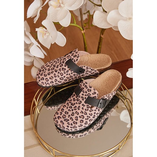 billowy Kapcie w kolorze brązowo-jasnoróżowym Billowy 41 wyprzedaż Limango Polska