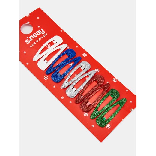 Sinsay - Spinki do włosów 10 pack - wielobarwny Sinsay Jeden rozmiar Sinsay