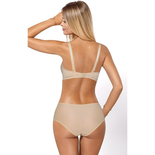 Biustonosz push-up beżowy gładki Ellie, Kolor beżowy, Rozmiar 65C, PariPari Lingerie ze sklepu Intymna w kategorii Biustonosze - zdjęcie 166317768