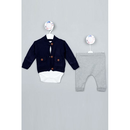 Komplet 3 cz. dla chłopca DRUMI ze sklepu Ivet Shop w kategorii Komplety niemowlęce - zdjęcie 166319869