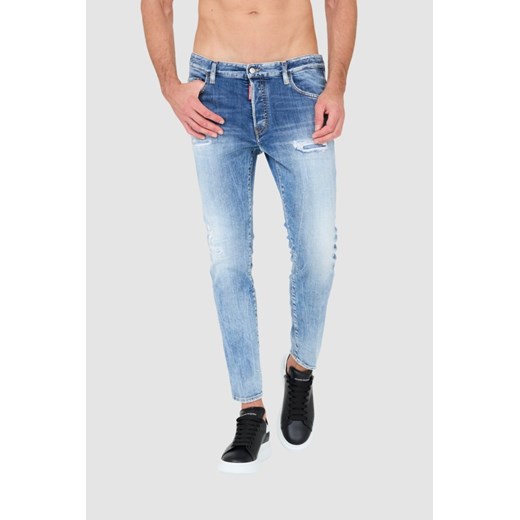 DSQUARED2 Niebieskie jeansy Skater, Rozmiar 46 ze sklepu outfit.pl w kategorii Jeansy męskie - zdjęcie 166321187