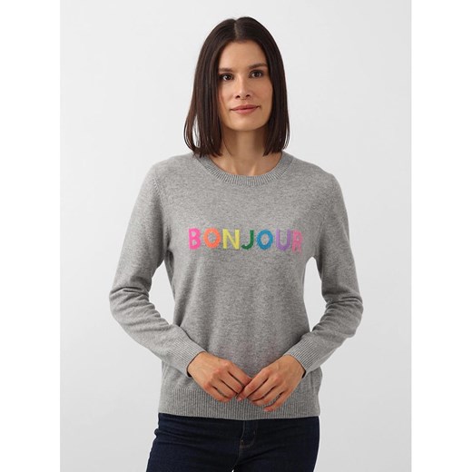 Zwillingsherz Kaszmirowy sweter w kolorze szarym ze sklepu Limango Polska w kategorii Swetry damskie - zdjęcie 166322328