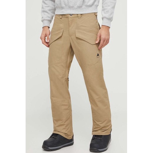 Burton spodnie Covert 2.0 Insulated kolor beżowy ze sklepu ANSWEAR.com w kategorii Spodnie męskie - zdjęcie 166325859