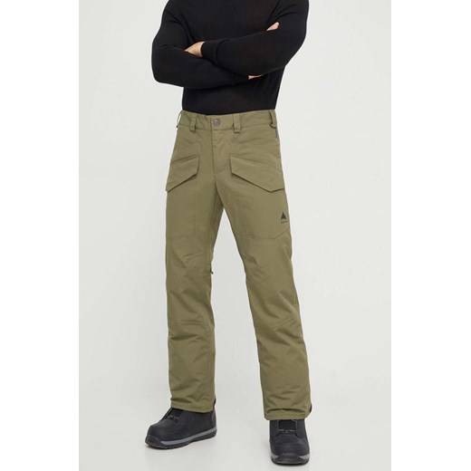 Burton spodnie Covert 2.0 Insulated kolor zielony ze sklepu ANSWEAR.com w kategorii Spodnie męskie - zdjęcie 166325865