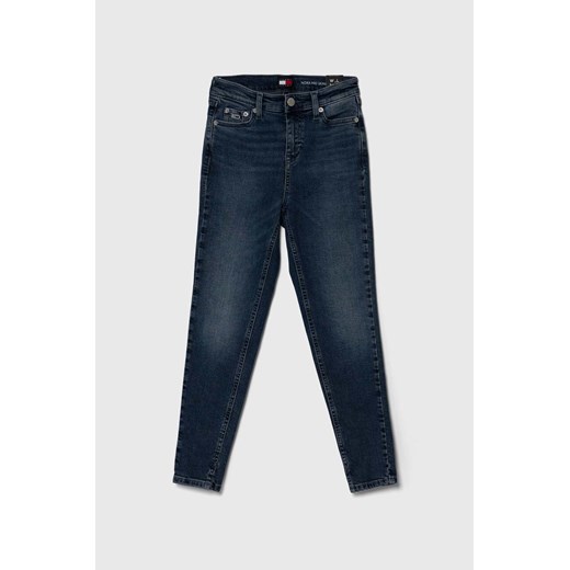 Tommy Jeans jeansy dziecięce Nora damskie kolor niebieski DW0DW17152 ze sklepu ANSWEAR.com w kategorii Spodnie dziewczęce - zdjęcie 166326336