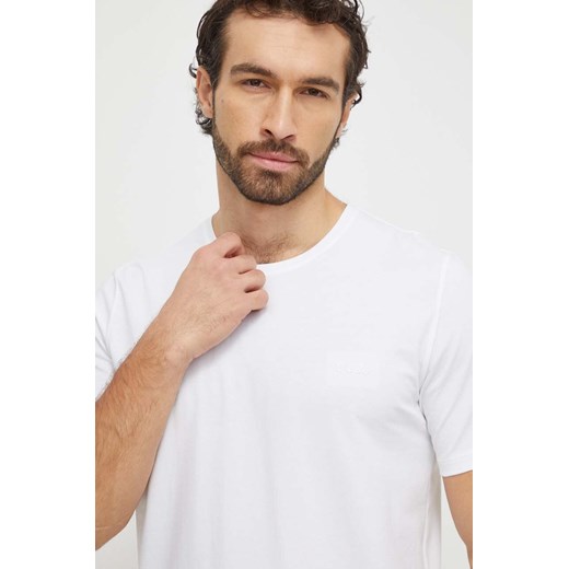 BOSS HUGO t-shirt męski biały z krótkim rękawem 