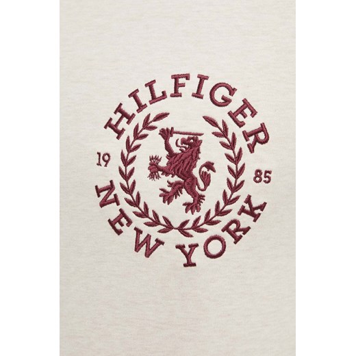 T-shirt męski Tommy Hilfiger biały z krótkim rękawem bawełniany 