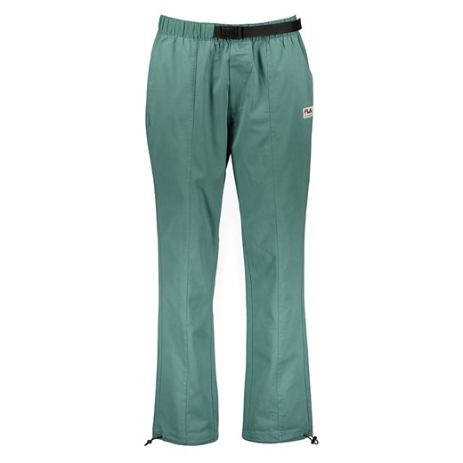Fila Spodnie funkcyjne w kolorze zielonym ze sklepu Limango Polska w kategorii Spodnie damskie - zdjęcie 166372068
