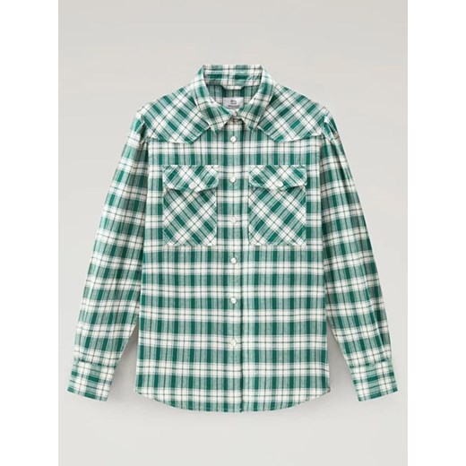 Woolrich Koszula w kolorze zielono-białym ze sklepu Limango Polska w kategorii Koszule męskie - zdjęcie 166372375