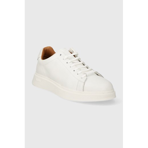 BOSS sneakersy skórzane Bulton kolor biały 50497887 45 ANSWEAR.com