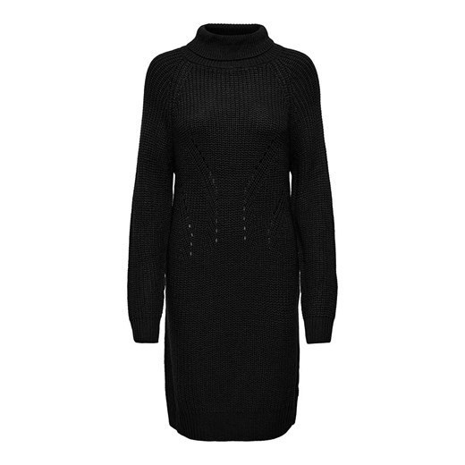 JDY Sukienka dzianinowa w kolorze czarnym z golfem ze sklepu Limango Polska w kategorii Sukienki - zdjęcie 166377088