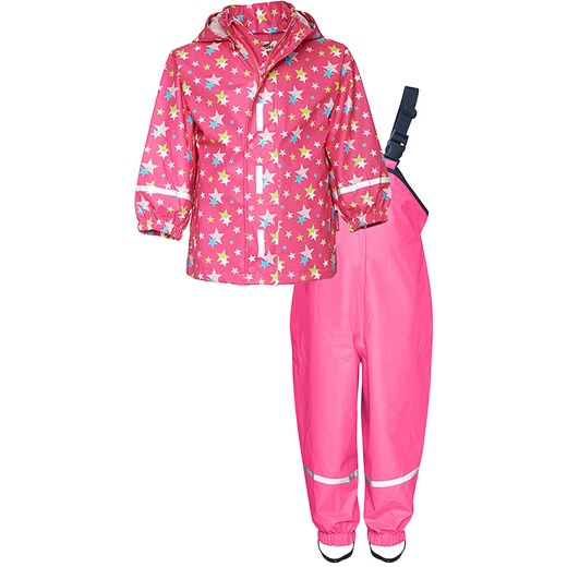 Playshoes 2-częściowy zestaw przeciwdeszczowy w kolorze różowym ze sklepu Limango Polska w kategorii Komplety dziewczęce - zdjęcie 166377145
