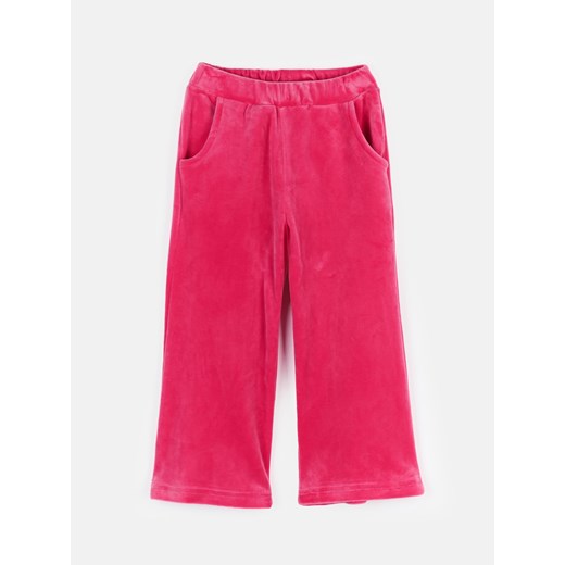 GATE Szerokie welurowe spodnie dresowe 3Y ze sklepu gateshop w kategorii Spodnie dziewczęce - zdjęcie 166385077