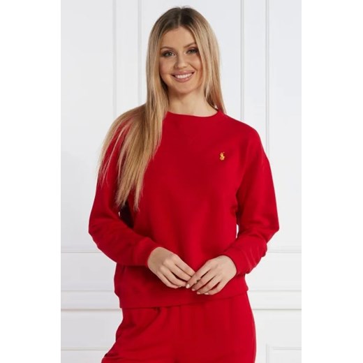 Polo Ralph Lauren bluza damska czerwona jesienna 