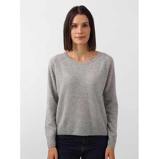 Zwillingsherz Kaszmirowy sweter w kolorze szarym ze sklepu Limango Polska w kategorii Swetry damskie - zdjęcie 166387787