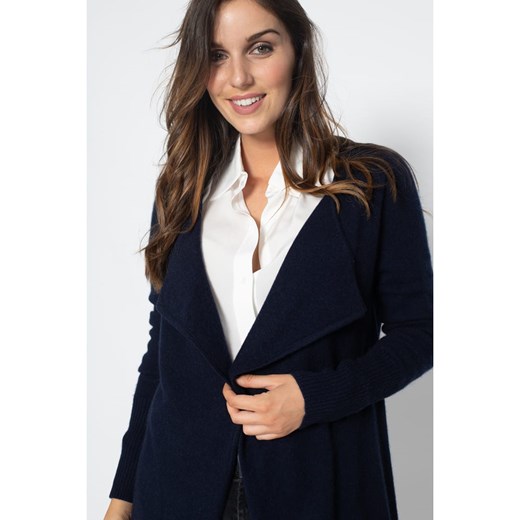 Czarny sweter damski Perfect Cashmere z dekoltem v 