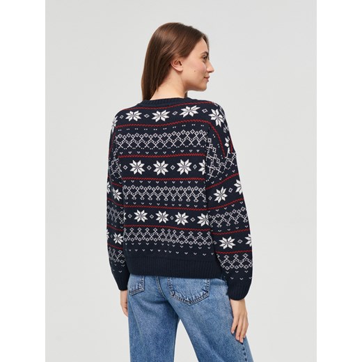Żakardowy sweter Merry Stitchmas House L House