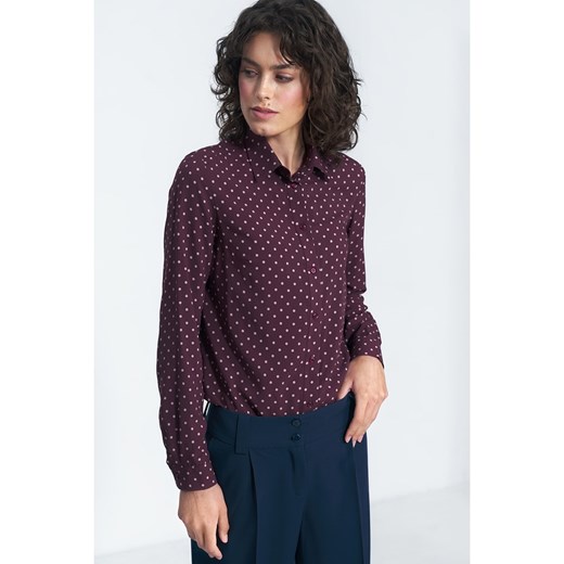Nife Koszula w kolorze bordowym ze sklepu Limango Polska w kategorii Koszule damskie - zdjęcie 166411536