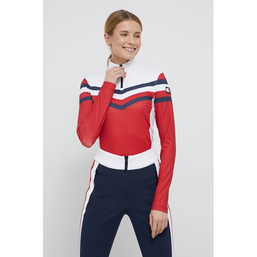 Rossignol Bluza x Tommy Hilfiger damska kolor czerwony gładka Rossignol L ANSWEAR.com