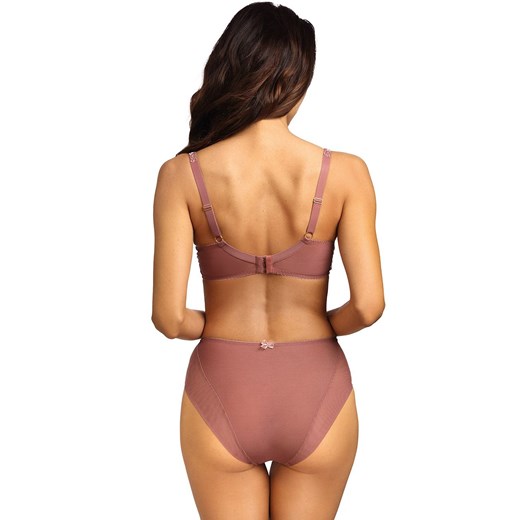 Biustonosz miękki soft z haftem Julia B161, Kolor brudny róż, Rozmiar 65E, Ewa Bien ze sklepu Intymna w kategorii Biustonosze - zdjęcie 166425717