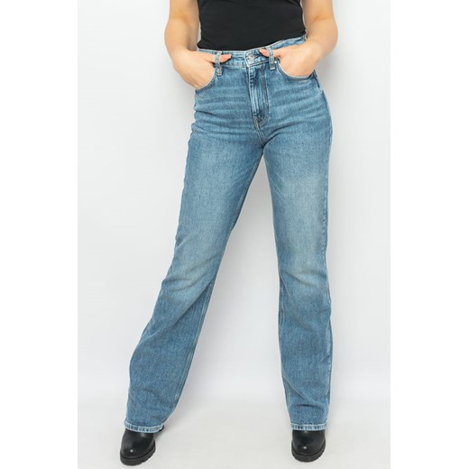jeansy damskie guess w2ba33 d3ld5 niebieskie ze sklepu Royal Shop w kategorii Jeansy damskie - zdjęcie 166427586