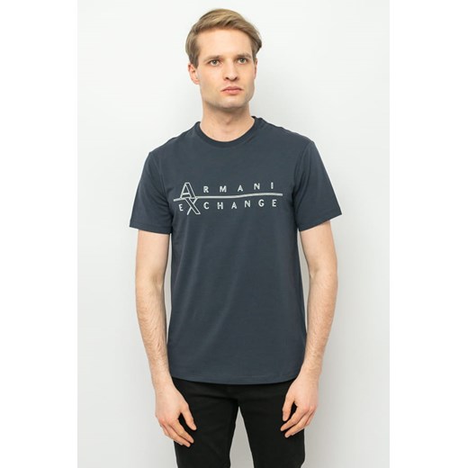 t-shirt męski armani exchange 3rztbr zjaaz granatowy ze sklepu Royal Shop w kategorii T-shirty męskie - zdjęcie 166428395