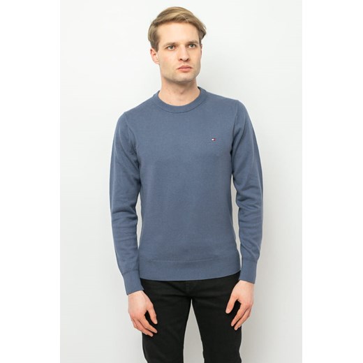 sweter męski tommy hilfiger mw0mw11674 niebieski ze sklepu Royal Shop w kategorii Swetry męskie - zdjęcie 166428699
