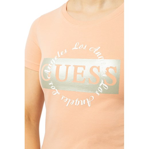 Bluzka damska Guess wiosenna z krótkim rękawem 