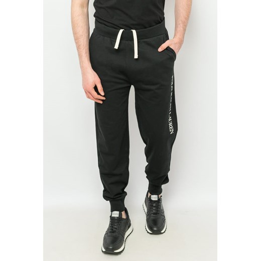 spodnie dresowe męskie polo ralph lauren 714830292004 czarne ze sklepu Royal Shop w kategorii Spodnie męskie - zdjęcie 166428986