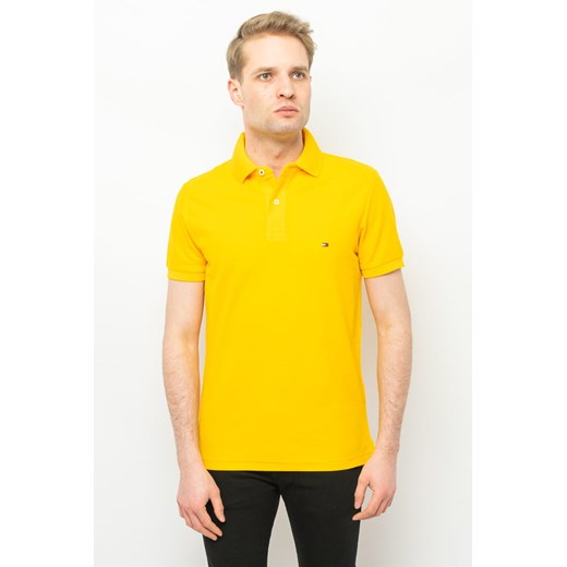polo męskie tommy hilfiger xm0xm01992 żółte ze sklepu Royal Shop w kategorii T-shirty męskie - zdjęcie 166429018