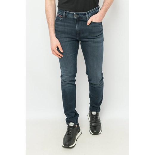 jeansy męskie tommy jeans xj0xj00830 granatowe ze sklepu Royal Shop w kategorii Jeansy męskie - zdjęcie 166429039