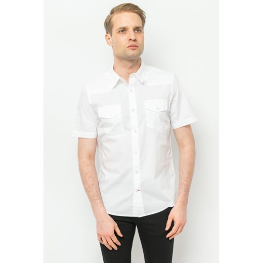 koszula męska guess m3gh22 wbb80 biała ze sklepu Royal Shop w kategorii Koszule męskie - zdjęcie 166429756