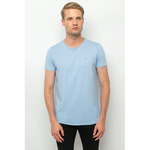 t-shirt męski tommy jeans dm0dm09585 niebieski ze sklepu Royal Shop w kategorii T-shirty męskie - zdjęcie 166430549