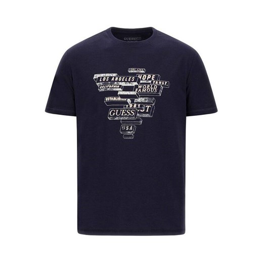 t-shirt męski guess m3yi23 j1314 granatowy ze sklepu Royal Shop w kategorii T-shirty męskie - zdjęcie 166430706