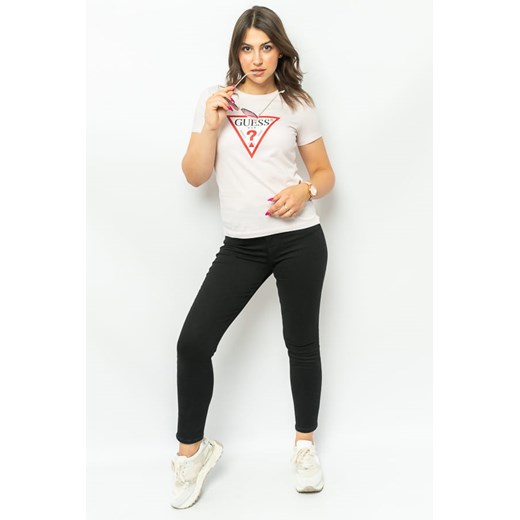 t-shirt damski guess w1yi1b i3z14 różowy ze sklepu Royal Shop w kategorii Bluzki damskie - zdjęcie 166430757