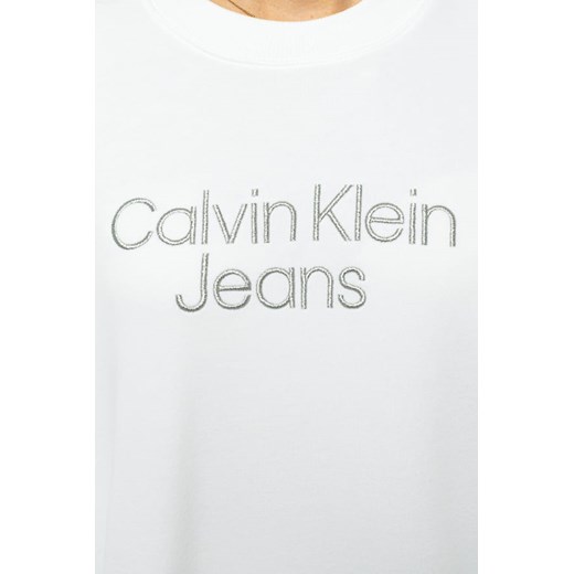 Bluza damska Calvin Klein casualowa biała 