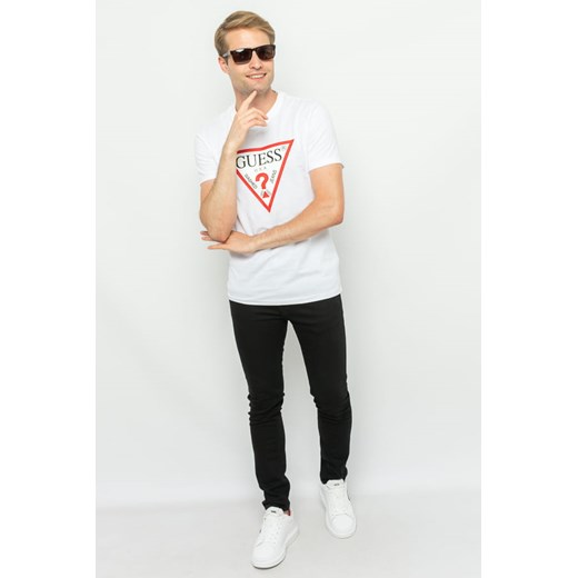 t-shirt męski guess  m2yi71 i3z14 biały ze sklepu Royal Shop w kategorii T-shirty męskie - zdjęcie 166431155
