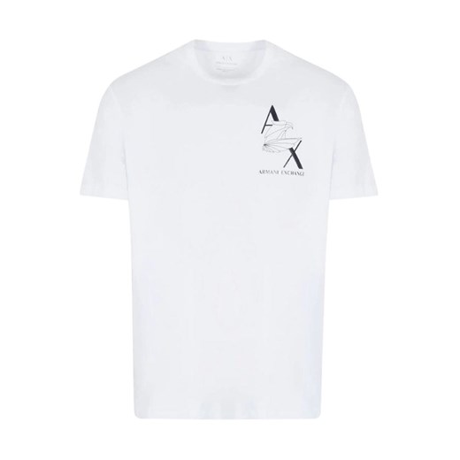 t-shirt męski armani exchange 6rztam zj9tz biały ze sklepu Royal Shop w kategorii T-shirty męskie - zdjęcie 166431349