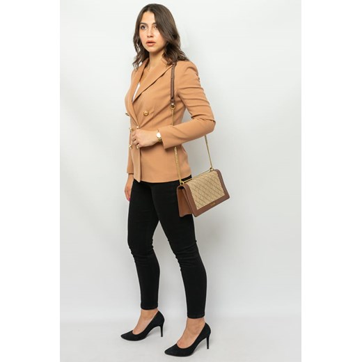 marynarka damska pinko 100256 a15o brązowy Pinko Jackets: 40 Royal Shop