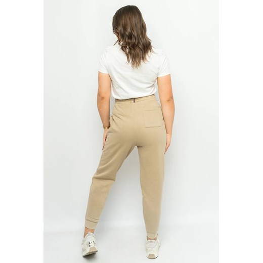 spodnie dresowe damskie tommy hilfiger ww0ww31776 beżowy Tommy Hilfiger XL okazyjna cena Royal Shop