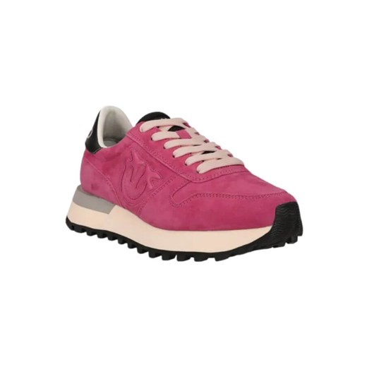 sneakersy damskie pinko 101629 a0n8 różowy ze sklepu Royal Shop w kategorii Buty sportowe damskie - zdjęcie 166432326