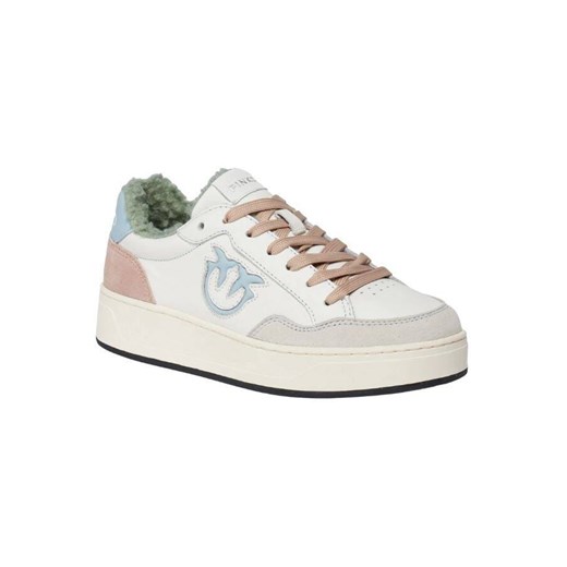 sneakersy damskie bondy pinko 101681 a13s k7j biały ze sklepu Royal Shop w kategorii Trampki damskie - zdjęcie 166432378